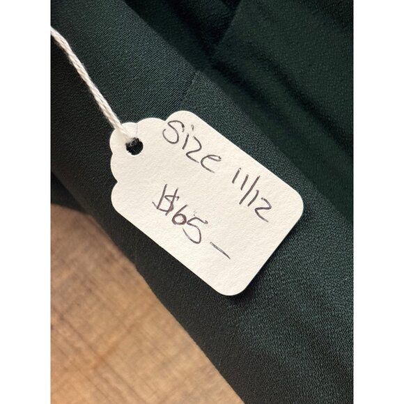 Alfred Angelo Hunter Green Formal Dress Size 11/12 Rayon & Acetate - Picture 2 of 6